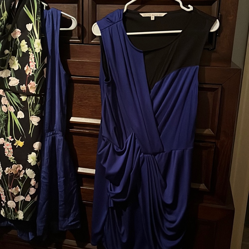 EUC Rachel Roy drape dress